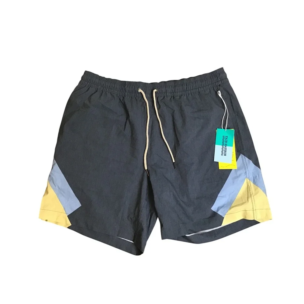 Fair Harbor Men's Navy MC The‎ Bayberry Trunk Built-in Liner Shorts Size 2X NWT